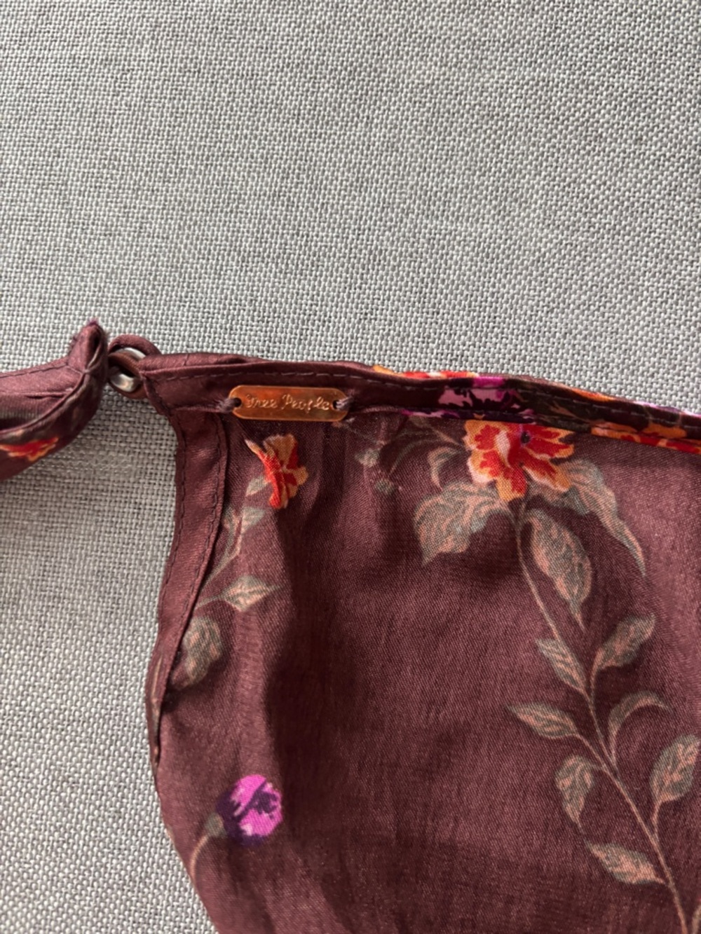 FREE PEOPLE Butterfly Babe Maxi Dress in Brown Floral - Picture 7 of 7